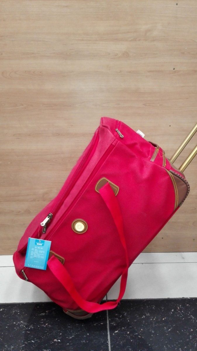 Travel bag - LYS 2 wheel travel bag, code.5177, R379. red